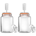 1 Gal Fermentation Kit, Jars, Weights & Airlocks, 2 Pack - size: 1 Gallon