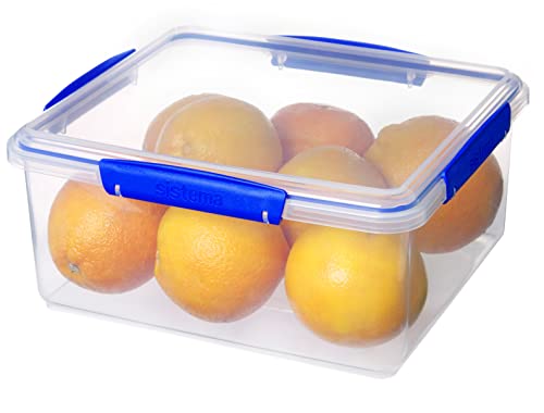 Sistema KLIP IT Large 5L Food Storage Container, Airtight & Stackable, Dishwasher, Freezer, & Microwave-Safe, BPA-Free - size: 5 L (Single)