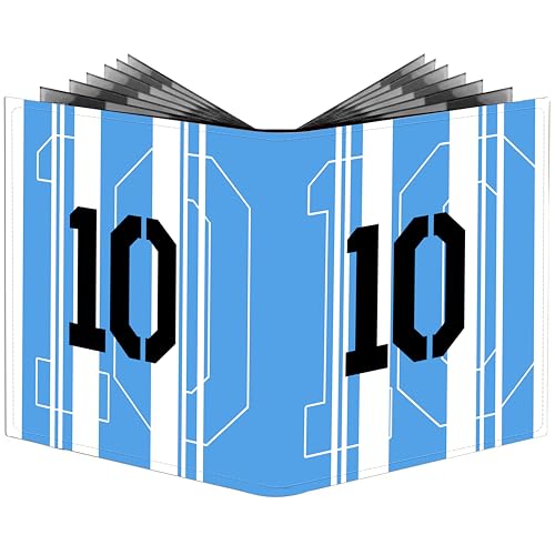 Soccer Card Binder, 900 Pockets, Protective Trading Card Album - color: Foottball, size: 900 Pockets