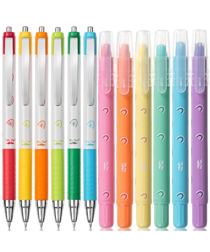 Mr. Pen- Bible Highlighters and Pens No Bleed, 12 Pack - color: Vibrant and Pastel