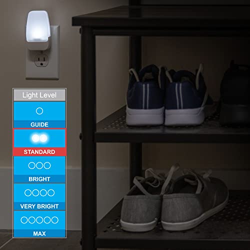 GE Plug in Night Light with Dusk to Dawn Sensor, 2 Pack - color: Cool White, size: 2 Pack