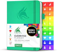 Clever Fox Daily Planner, Undated Professional & College Day, Emerald - color: Emerald (Undated)