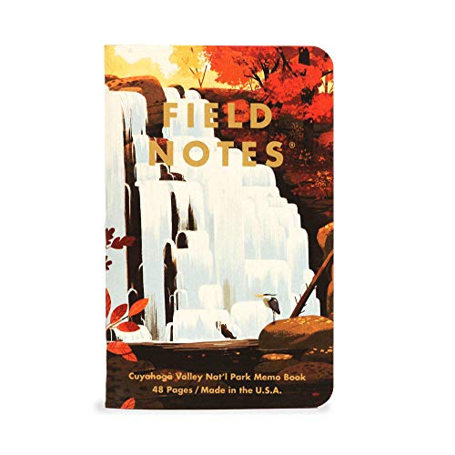 Field Notes: National Parks Series (Series E - Denali, Cuyahoga, Olympic) - Graph Paper Memo Book 3-Pack - 3.5 x 5.5 Inch - color: Series E - Denali, Cuyahoga, Olympic