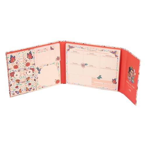 Grupo Erik Frida Kahlo Weekly Planner Notepad Set - color: Pink