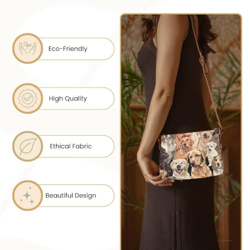 Signare Tapestry Crossbody Bag Sling Shoulder Purse for Women - color: Labrador