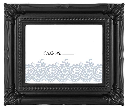 MCS Wedding Photo Frame/Placecard Holder, Black, 24-Pack - color: Black