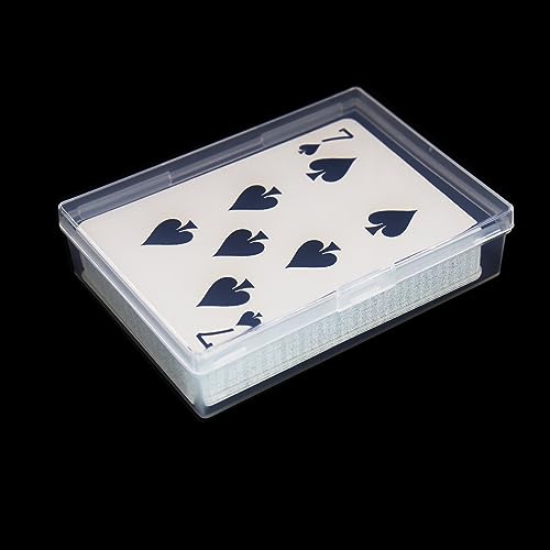 Playing Card Case 6Pcs Plastic Playing Card Box Holder Storage Organizer - style: 6pcs for Poker Size