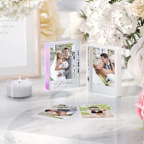 WINKINE 2x3 Mini Picture Frame for Fujifilm Instax Mini 12/41/99 Films - color: White, size: 6 pack