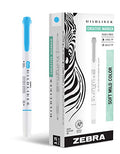 Zebra Pen MILDLINER No Bleed Highlighter, Cyan Color, Dual Tip, 12-Pack - color: Cyan