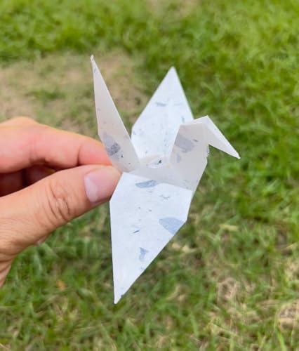 50 Sheets A4 Mulberry Paper, Natural Fiber Paper with Pressed Leaves,Flowers,Grass Thin Washi Craft for Card Making, Scrapbooking, Journaling, Origami & DIY Art(Natural leaves etc,, A4) - color: Natural leaves,Onion,etc,, size: A4
