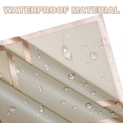 CCIJESW 20 Sheets Flower Bouquet Wrapping Paper Brown - color: 036-Transparent Borwn