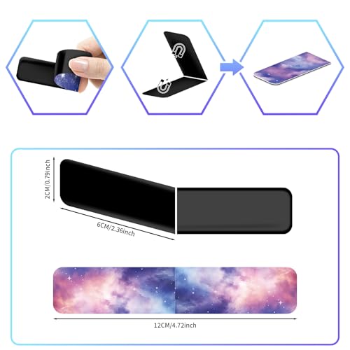 48 Pieces Magnetic Bookmarks Magnet Page Markers - Book Marks for Reading Women & Men with Storage Boxes - Cute Magnet Bookmark Clips for Reading Pleasure（Stars） - size: 48, style: Stars Style