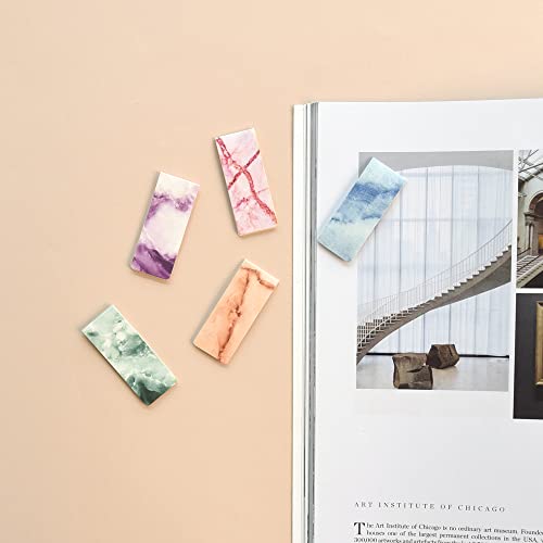 Monolike Magnetic Bookmarks Marble ver.1 + ver.2, 10 Pieces - color: Marble Ver.1 + Ver.2