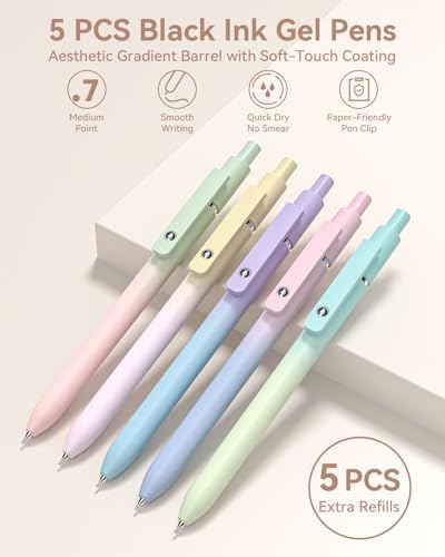 Four Candies School Supplies with Cute Pencil Case, 39ct, Cream - color: Cream, size: 39 Count (Pack of 1)