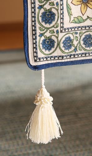 Patdrea Designer Elegant French Linen Table Runner,12"X118"-Ivar B - color: Ivar B Linen, size: 12"*118"