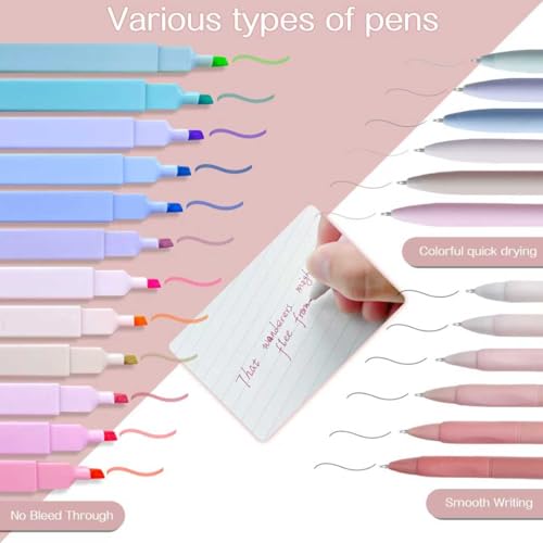 J6&H6 170Pcs Complete Bible Study Supplies, Bible Journaling Kit, Foldable Pencil Case with 75 Tabs,12 Pastel Bible Highlighters More Bible Accessories Set for Women, Beginner Christian Gifts (White) - color: White