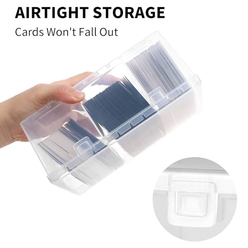 CDBXPRG Trading Card Storage Box with Dividers, Fit for Toploader,1 Pack - style: 1 Pack
