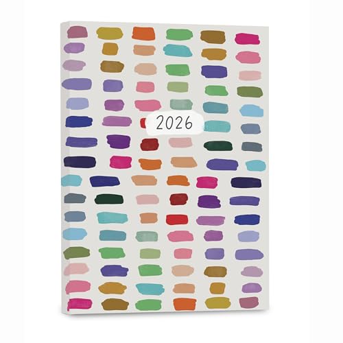 High Note 2026 Planner, 12-Month Weekly & Monthly Flexible Cover Planner: 2026, 5.75" x 7.5", Fresh & Colorful, with Goal & Project Planning Pages - color: Fresh & Colorful
