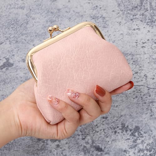 Cute Floral Buckle Coin Purses Vintage Pouch Kiss-lock Change Purse Wallets… - color: 43
