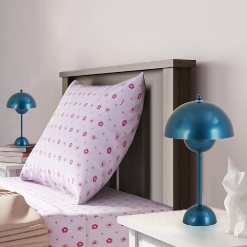 Creative Mid-Century Modern Bud Table Lamp for Home&Office, Gentian Blue - color: Gentian Blue