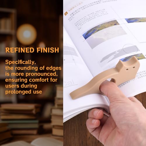 Cat Book Page Holder for Reading 3D Printing Thumb Page Holder Ideal Books Reader Gifts & Reading Accessories Book Worm Gifts - color: Cat