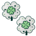 Kawaii Coasters Office Desk Accessories Clover Coasters Set of 2 Desk Decor - size: Small Green Clover 2pcs