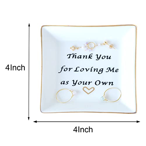 Stepmom Gifts Ring Dish Mother in Law Jewelry Tray Thank You Present - color: Mother in law
