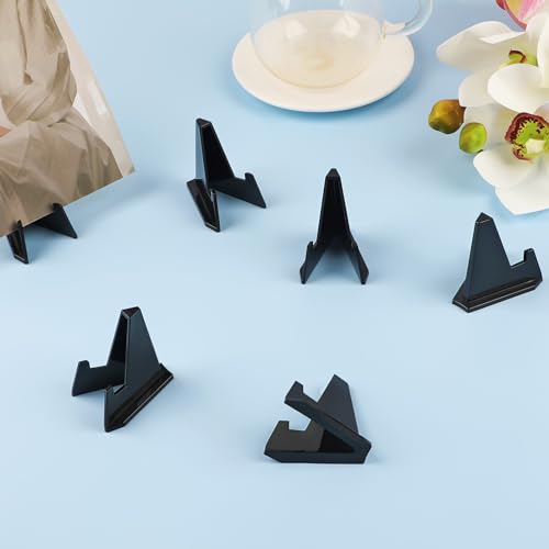 Reastar 20 Pcs Card Display Stands, Acrylic Sports Card Holder