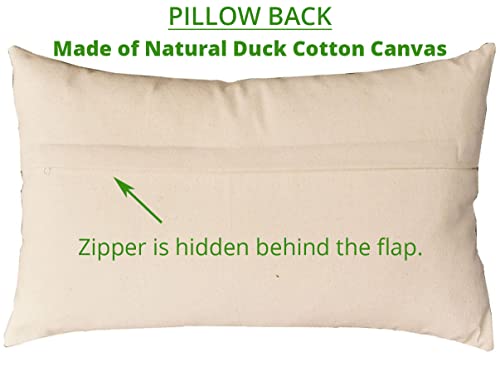 Lumbar Cushion Cover Hand Embroidered Wool 13x21 (Purple Night Sky Pillow Cover) - color: Purple Night Sky Pillow Cover