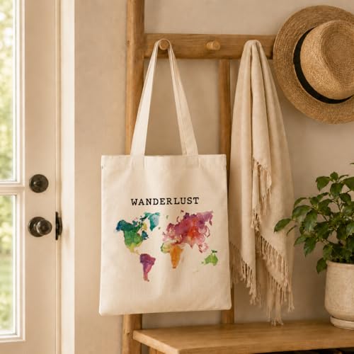 Funny Canvas Tote Bag, Reusable Shoulder Grocery Bag, Holiday Gift Bags for Friends, 13.7x15.7 inch - color: Style 50