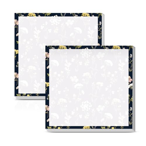Sticky Notes 3x3 Inches, 2 Pads, Easy Post Cute Self-Stick Notes, Colorful Self Stick Notes Pads for Home Office Notebooks Accessories, Strong Adhesive Note Pad Colorful Daisy - color: Colorful Daisy