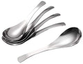 Soup Spoons,Stainless Steel Short Handle Spoons, Classic And Durable Soup Spoon, Set of 5. - size: M