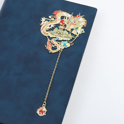 Shan Hai Jing Divine Beasts Bookmark Phoenix Dragon Koi Deer Good Luck Gift - color: Style 2 Gift Boxed