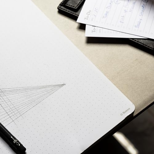 Notsu Dot Grid Notepads 8.5 x 11 inch, 2 Pack - size: 8.5" x 11", style: Dot Grid