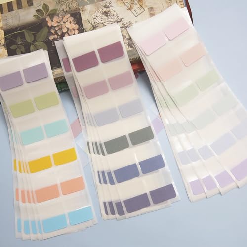 Potanro 360Pcs Sticky Book Tabs,Colorful Book Index Tabs for Notebook - style: Sticky note D