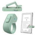 Page Turner Ring for Kindle,Remote Control for iPhone iPad Tablets eReaders - color: Green