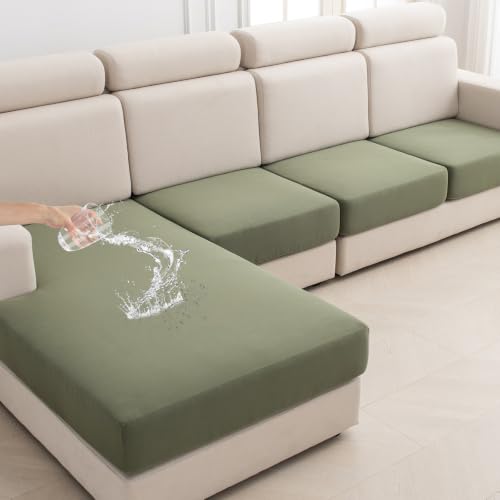 KRFOONN Waterproof Sectional Couch Covers Stretch Sofa Cushion Covers, 07 ﻿ - color: Color 07, size: Chaise Cover