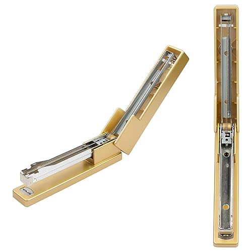 JAM PAPER Modern Desk Stapler - Gold - Sold Individually - color: Gold, size: Pack of 1