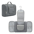 Pearl Angeli Hanging Travel Toiletry Bag for Women, Large Makeup Organizer - color: Grey