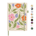 &And Per Se Lined Hardcover Notebook – A5 5.7"x8" College Ruled, 160 Pages, 100gsm Thick Paper – Aesthetic Journal for Women, Gift-Ready Planner, Everyday Writing Notebook (Botanical Floral) - color: c.Botanical Floral, style: Lined with Pattern