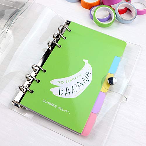 Clear A6 Budget Binder Planner Cover Shell Protector - color: Clear A6