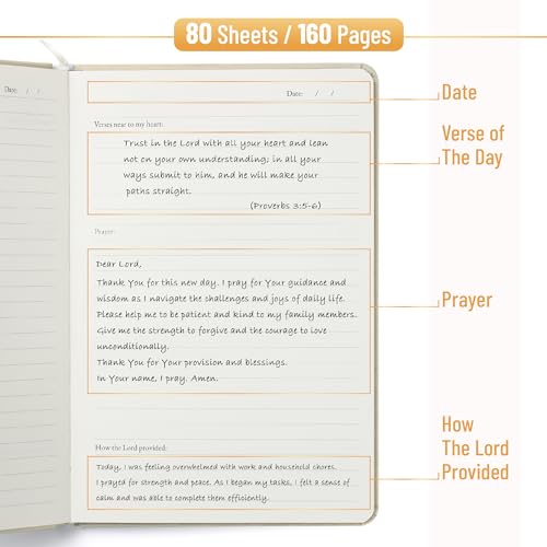 Mr. Pen- Prayer for my Child, 8.4"x5.7", 80 Sheets, Light Beige - color: Light Beige