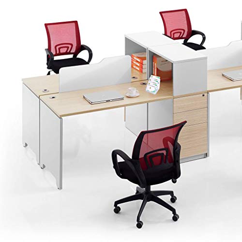 Hipiwe Clear Acrylic Business Card Holder Stand for Desk, 4-Tier 2 Packs - color: Transparent