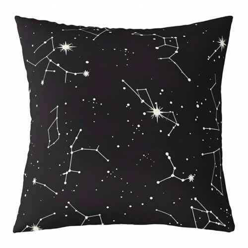 Feelyou Outer Space Constellation Throw Pillow Cover 1 Piece 16"x16" - color: Multi 06, size: 16" x 16" (Pack of 1)