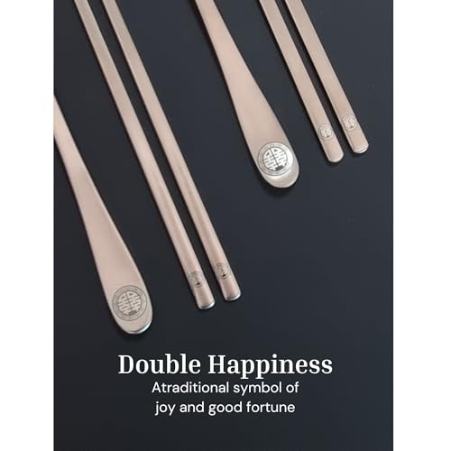 ONGI Korean Spoon and Chopstick 2 Set – Premium 18/10 Stainless Steel – Korean Heritage Design – Gift-Ready – Made in Korea – Dishwasher Safe (Hee Classic Silver 2 Set) - color: Silver 2 Set