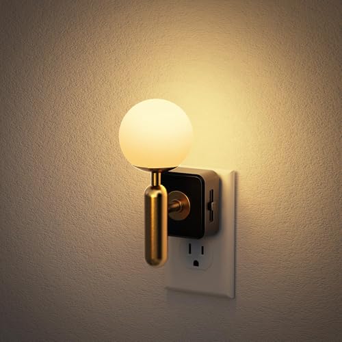 JandCase Night Light Plug in, Night Lights Plug into Wall - color: Gold, size: 1 Pack