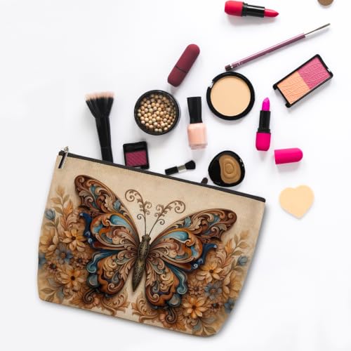 Butterfly Makeup Bag for Women Travel Organizer Pouch Cosmetic Bags 06 - color: Multicolor 1587