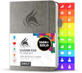 Clever Fox Daily Planner, Undated Professional & College Day, Grey - color: Gray (Undated)