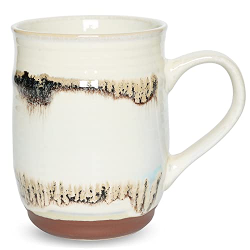 Bosmarlin Extra Large Ceramic Coffee Mug, 23 Oz, Dishwasher and Microwave Safe, Oversized Big Tea Cup for Office and Home (Beige, 1) - color: Beige
