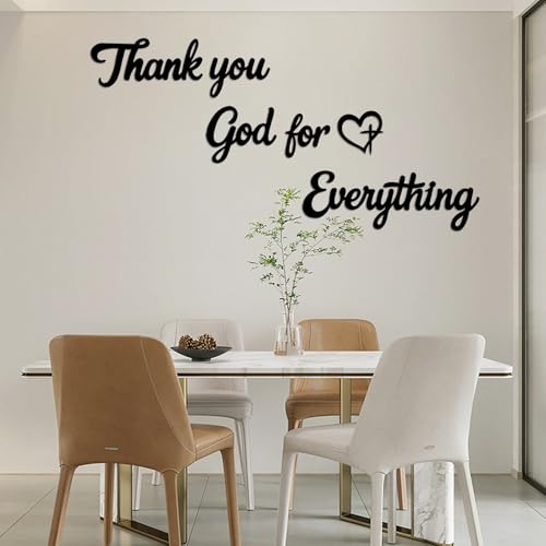 Metal Wall Art Black Wall Decor for Kitchen Bedroom Office Living Room